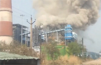 A scene of the boiler blast in Chhattisgarh