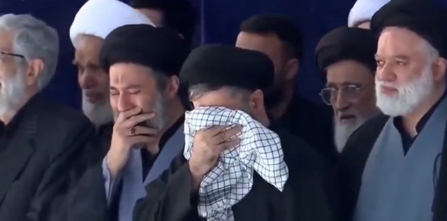 An emotional scene in Tehran.