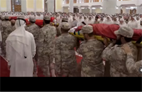 Funeral prayer for the chopper dead