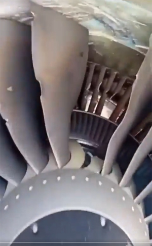 A worn out Ryanair engine.
