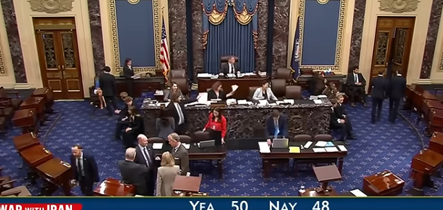 Senate votes War Powers Resolution