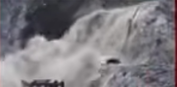 North Sikkim flooded.