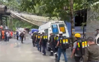 What caused the explosion in the Sikkim tunnel?