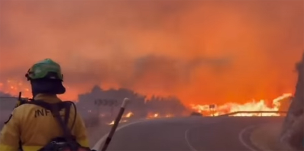 Wildfire in Spain
